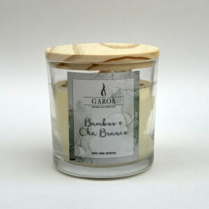 Vela Cristal - Bamboo e Chá Branco